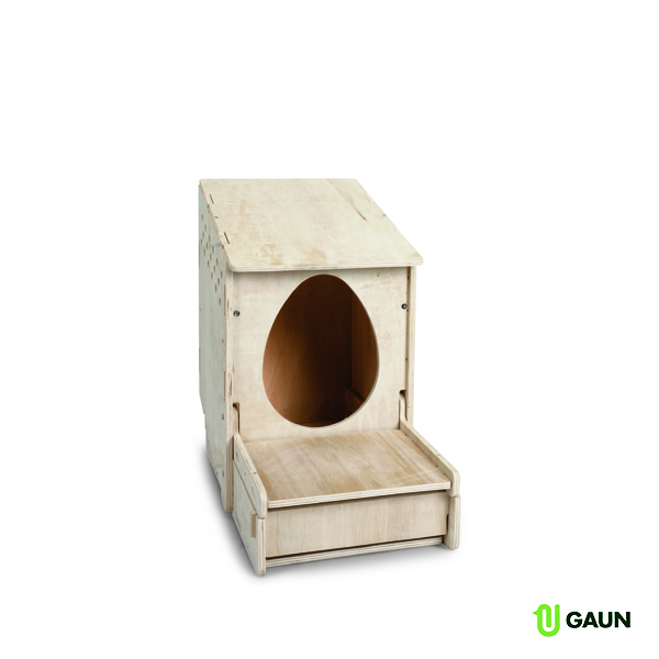 Nid pondoir en bois