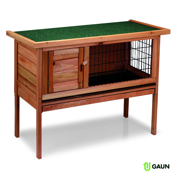 Wooden rabbit hutch model Malta