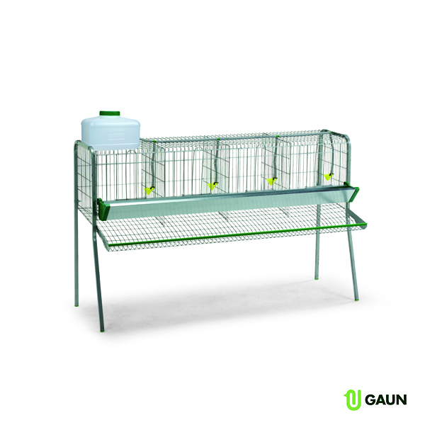 Batterie poules pondeuses 4 compartiments
