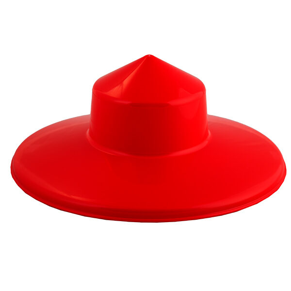 Tapa anti lluvia tolva plastico aves 4 kg rojo – comedero para animales GAUN