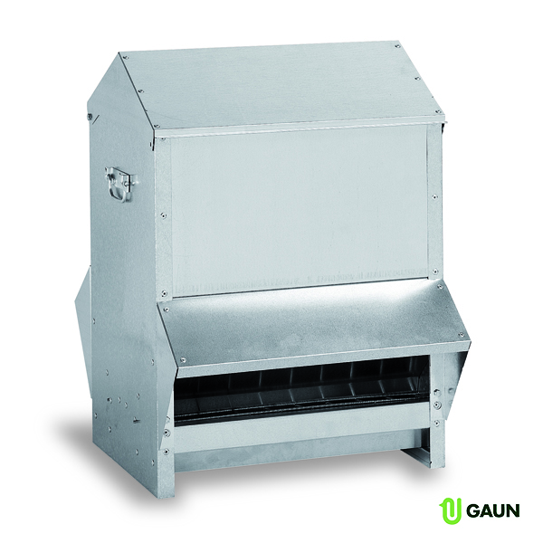Outdoor galvanized feeder 50 kg.