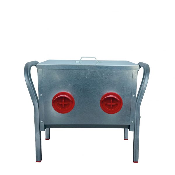 Outdoor galvanised feeder - 4 ports - 15 kg.