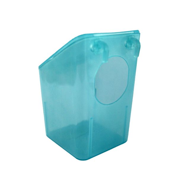Comedero bebedero palomos 1 hueco azul – comedero para animales GAUN