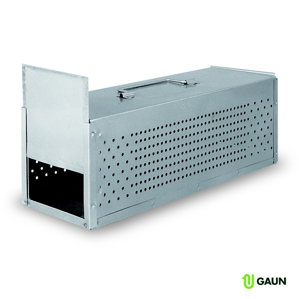Galvanised carrier for pigeons 2 comp.