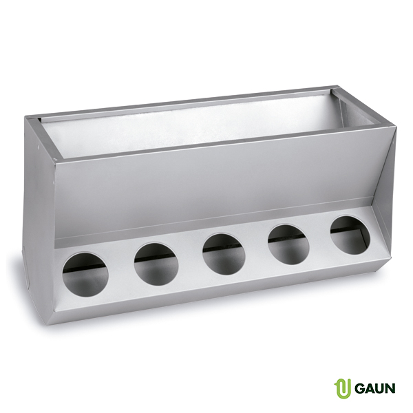 Mangeoire pour lapins 10 trous sans couvercle