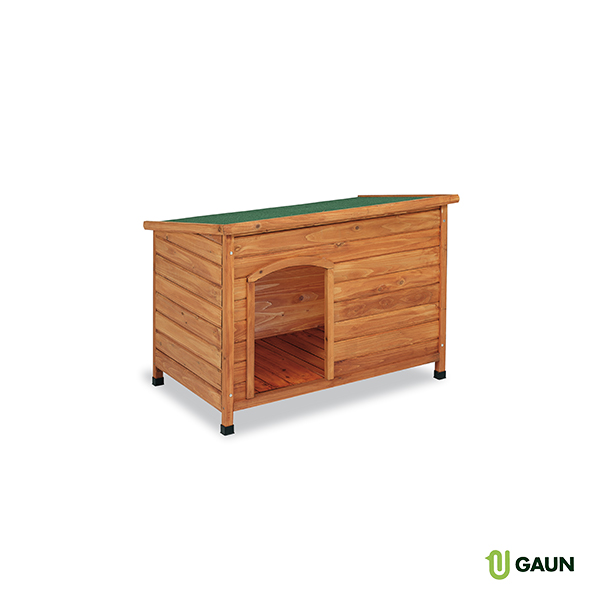 Wooden kennal flat roof small