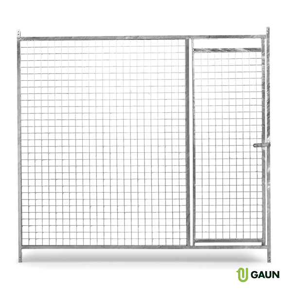 Panneau treillis Eco avec porte 2 m. 50 x 50 mm.