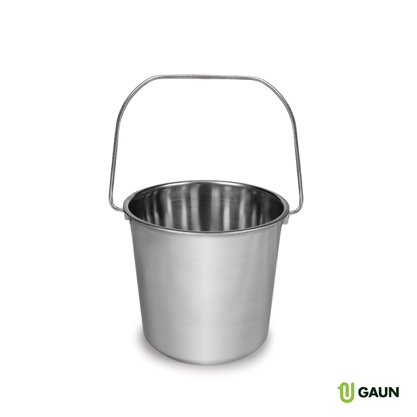 Seau inox. - 5,5 l.