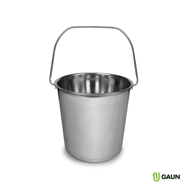 Seau en acier inoxydable 8,5 l.